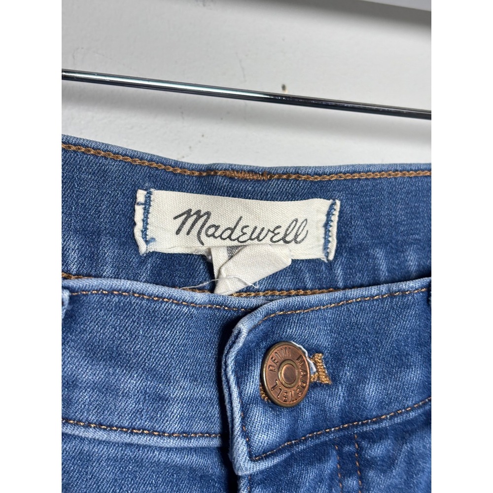 Madewell Roadtripper Jeggings High Rise Skinny Jeans Medium Wash Ankle Zip 30 - Picture 3 of 8